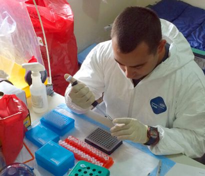 Love Lab Work? Man working in lab